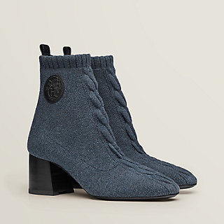 HERMES エルメス ブーツ ショートブーツ ヴォルヴェール60 黒